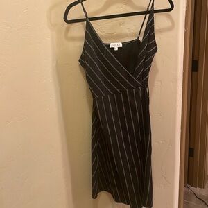 Gilli wrap black dress- medium